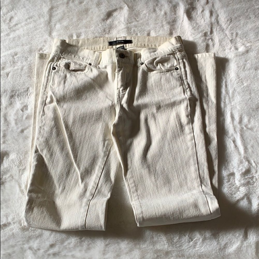 Noir cream blue jeans 
